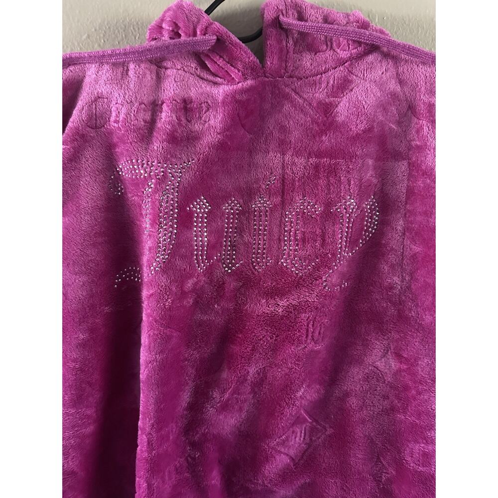 Juicy Couture Pink Velour 2pc Hoodie & Lounge Pants Set - XL (Worn Once!)